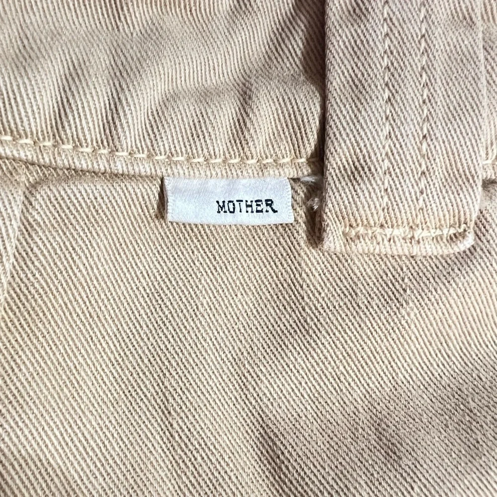 MOTHER Denim Khaki Color Curds and Whey The Punk 76 Ankle Pants High Rise Sz 27